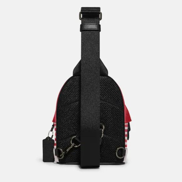 ❤️🐭 Coach Disney Mickey Mouse X Keith Haring Small West Backpack Crossbody - Picture 5 of 11